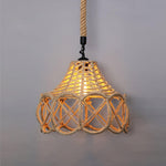 Retro Hemp Rope Interesting Pendant Light - Lamp Outdoor
