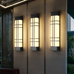 Retro Rectangular Waterproof LED Black Traditional Outdoor Wall Lamp - Lamp Outdoor