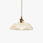 Ribbed Spiral Pendant Light - Lamp Outdoor