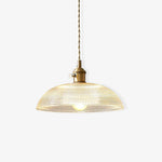 Ribbed Spiral Pendant Light - Lamp Outdoor