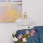 Ribbed Spiral Pendant Light - Lamp Outdoor