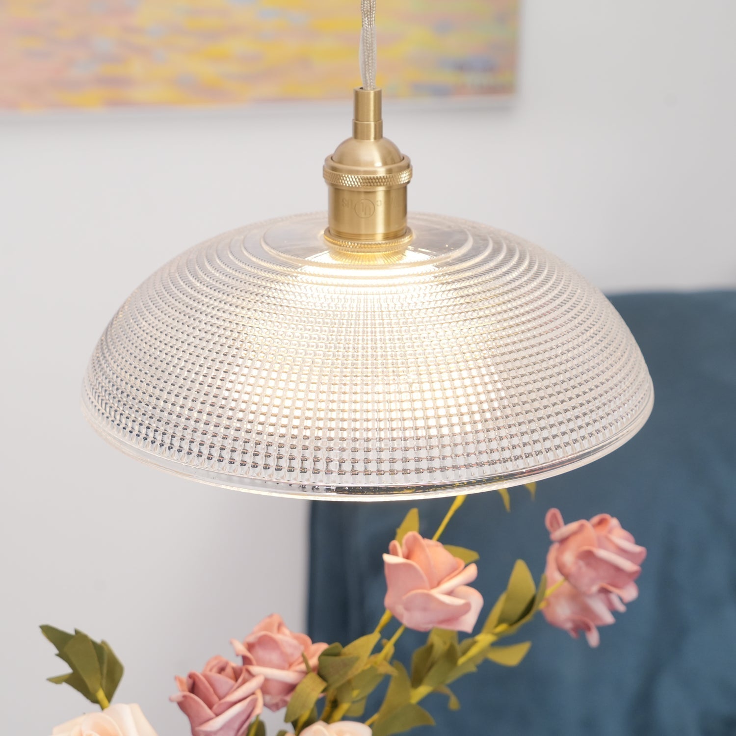 Ribbed Spiral Pendant Light - Lamp Outdoor