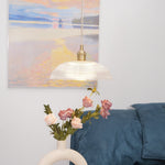 Ribbed Spiral Pendant Light - Lamp Outdoor