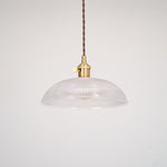 Ribbed Spiral Pendant Light - Lamp Outdoor
