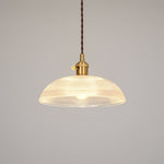 Ribbed Spiral Pendant Light - Lamp Outdoor