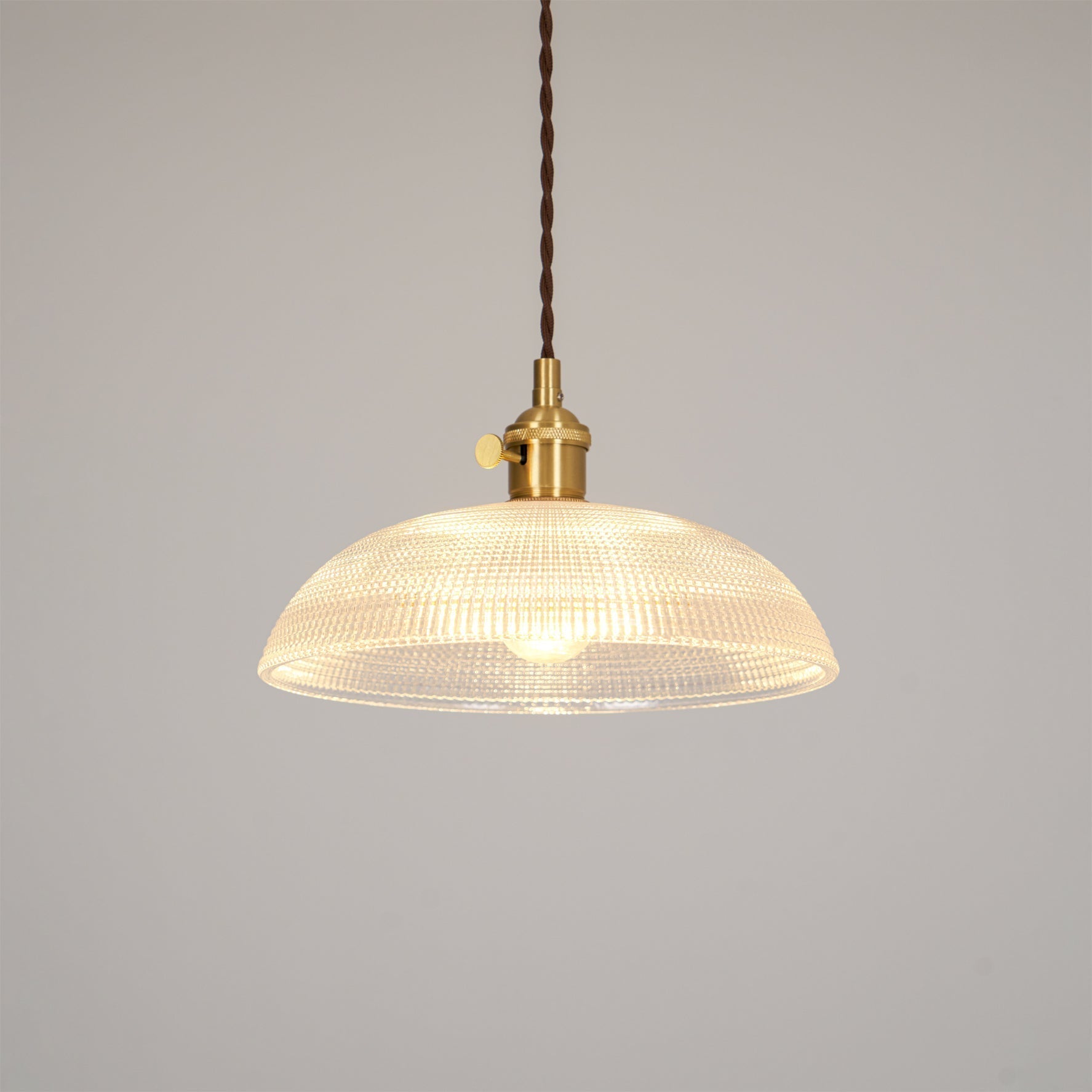 Ribbed Spiral Pendant Light - Lamp Outdoor