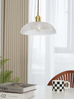 Ribbed Spiral Pendant Light - Lamp Outdoor