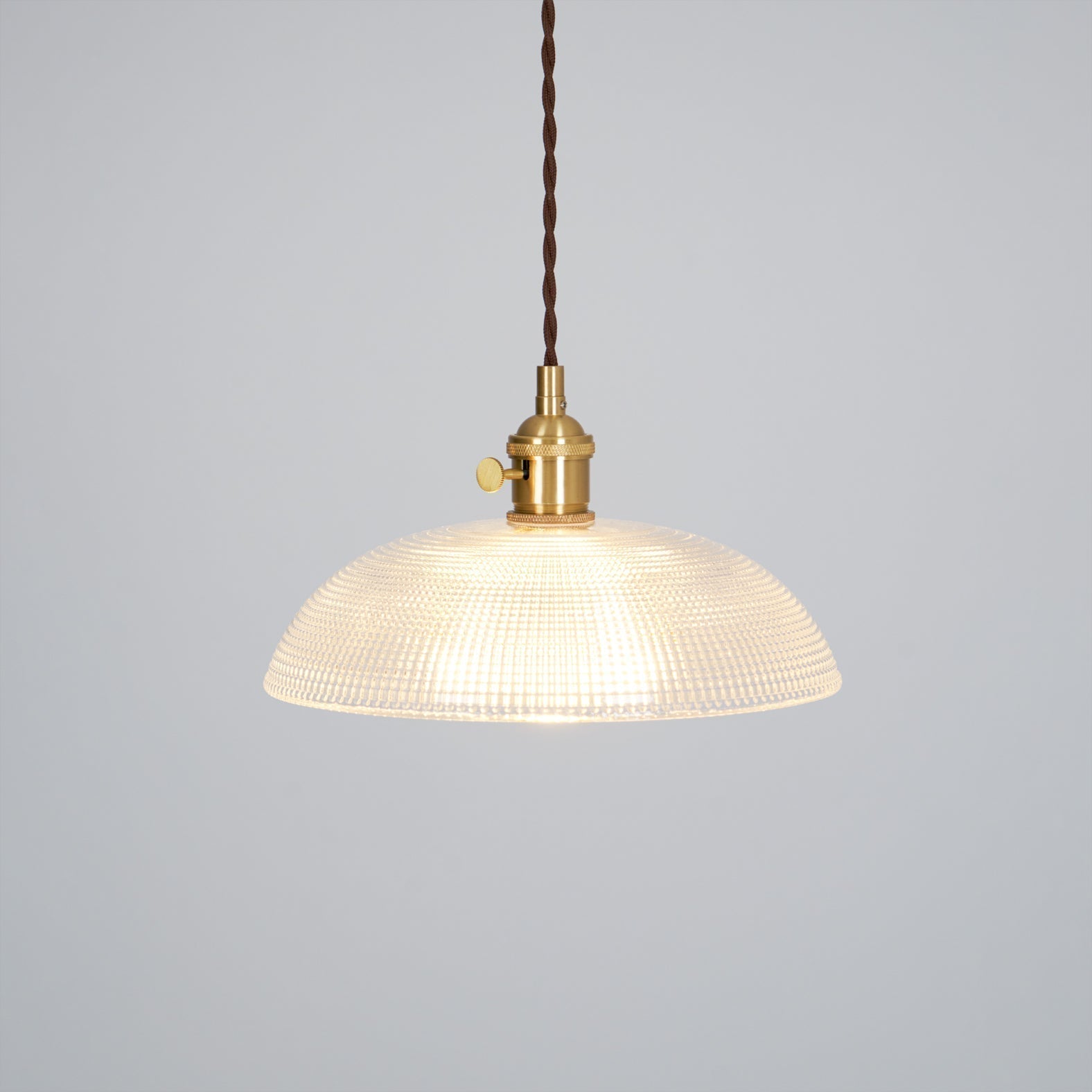 Ribbed Spiral Pendant Light - Lamp Outdoor