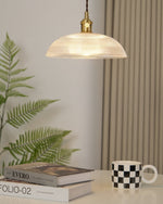 Ribbed Spiral Pendant Light - Lamp Outdoor