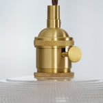 Ribbed Spiral Pendant Light - Lamp Outdoor