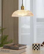 Ribbed Spiral Pendant Light - Lamp Outdoor