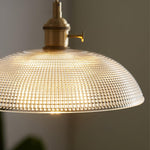 Ribbed Spiral Pendant Light - Lamp Outdoor