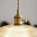 Ribbed Spiral Pendant Light - Lamp Outdoor