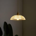 Ribbed Spiral Pendant Light - Lamp Outdoor