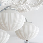 Ribbed Walnut Ceiling Lamp - Lamp Outdoor