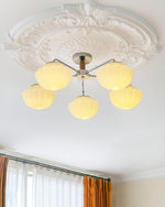 Ribbed Walnut Ceiling Lamp - Lamp Outdoor