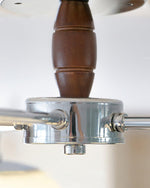 Ribbed Walnut Ceiling Lamp - Lamp Outdoor