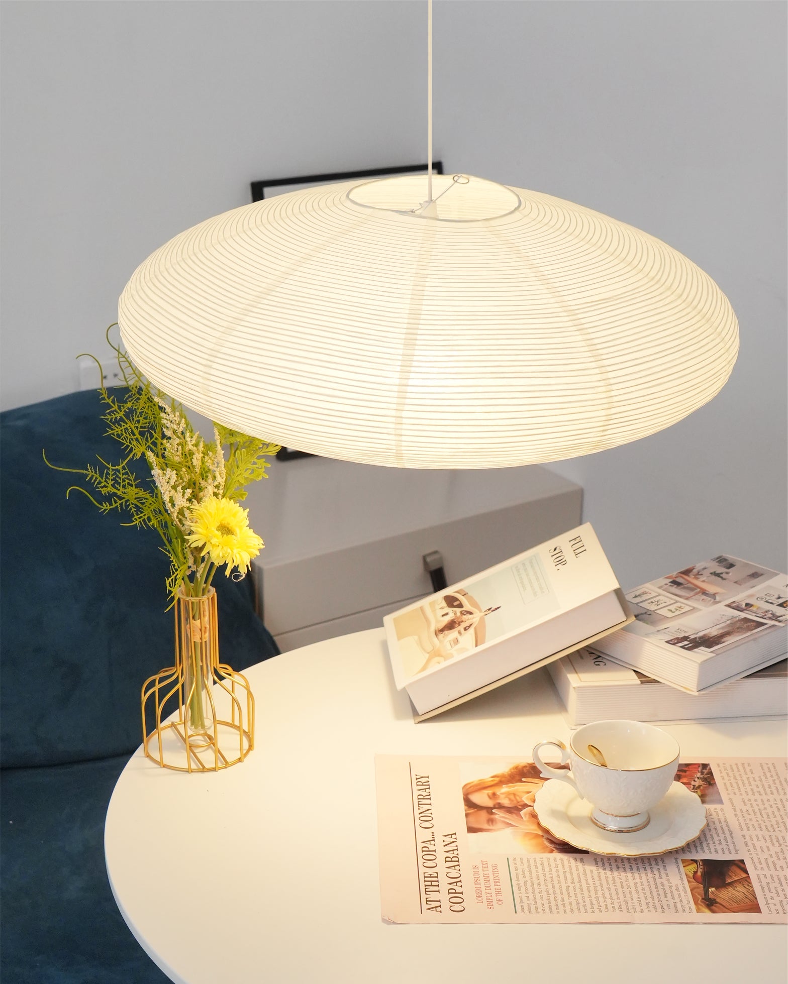 Washi Paper 15A Pendant Light - Lamp Outdoor