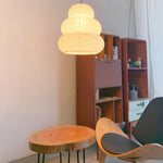 Solara Pendant Lamp Washi Paper Tiered Lantern Japanese Living Room - Letslighting