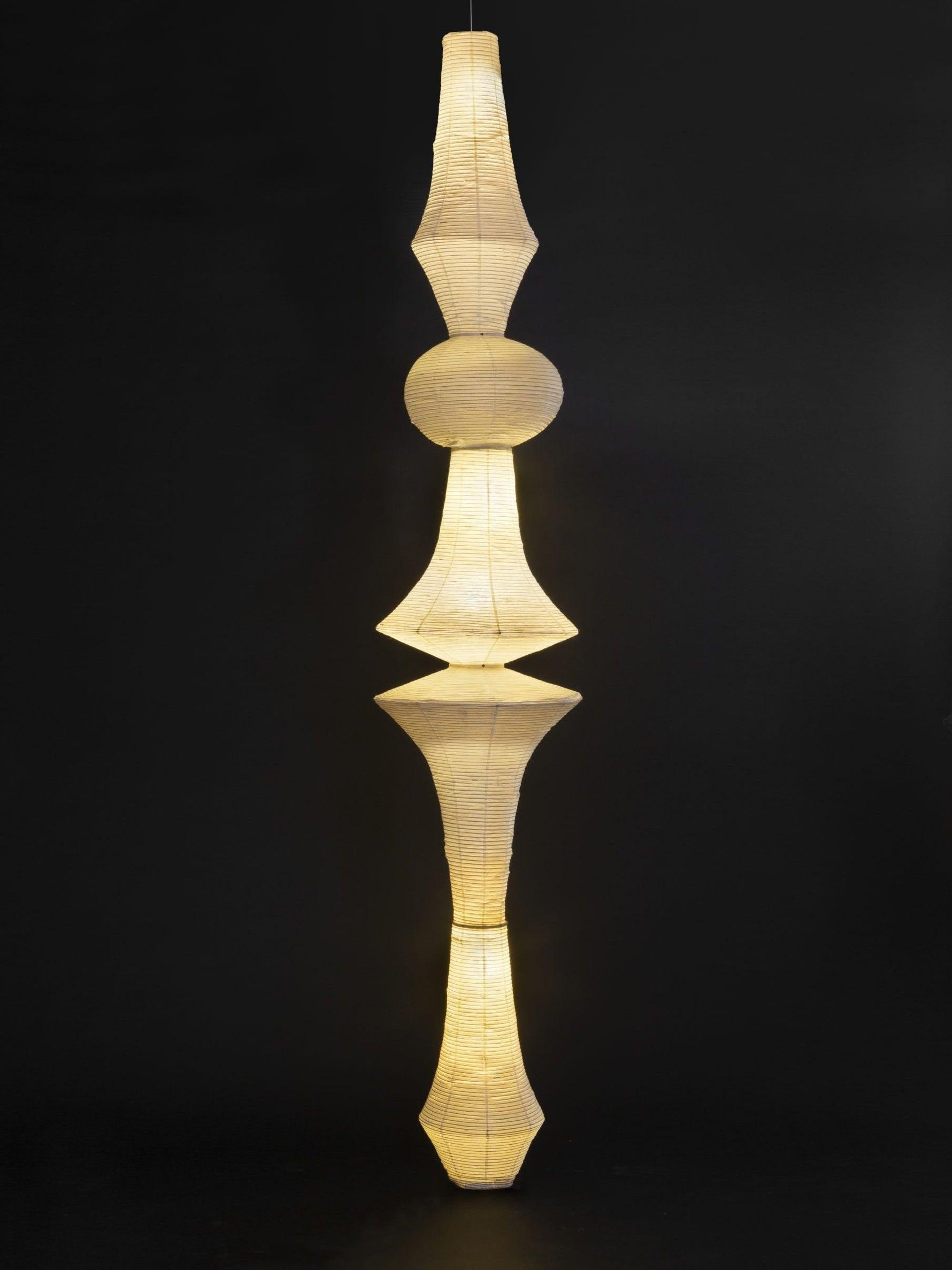 Washi Paper E Pendant Light - Lamp Outdoor