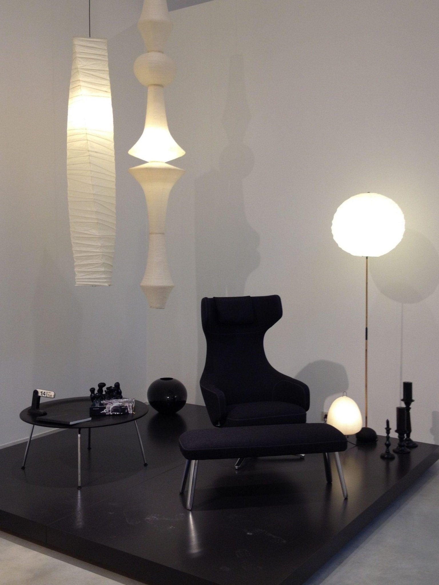 Washi Paper E Pendant Light - Lamp Outdoor