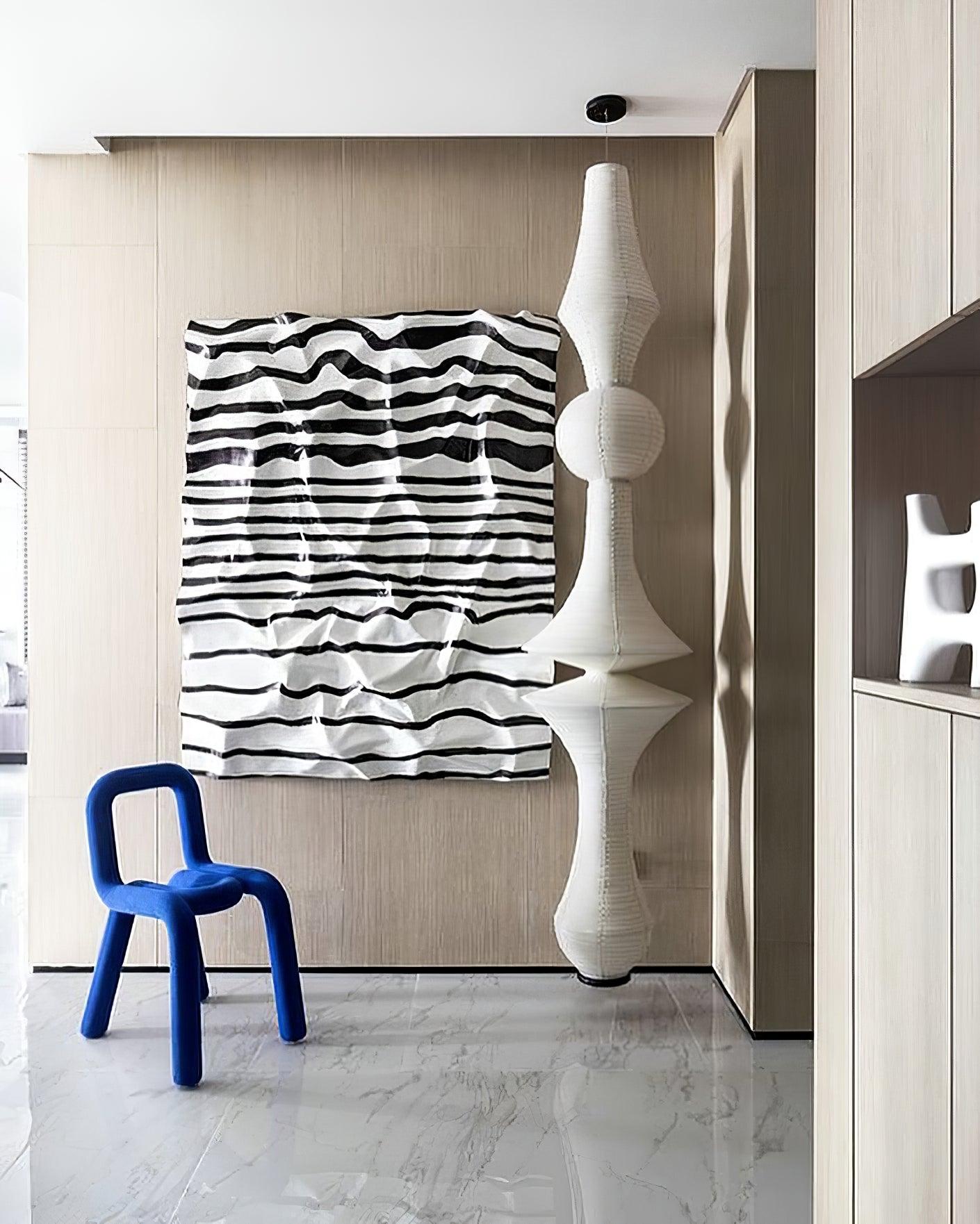 Washi Paper E Pendant Light - Lamp Outdoor