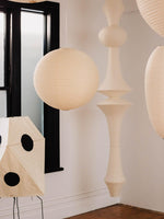 Washi Paper E Pendant Light - Lamp Outdoor
