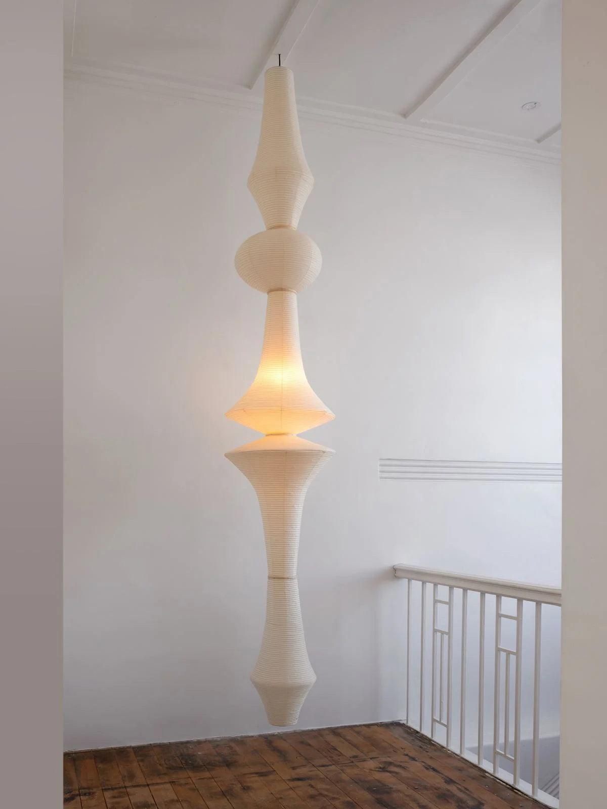 Washi Paper E Pendant Light - Lamp Outdoor