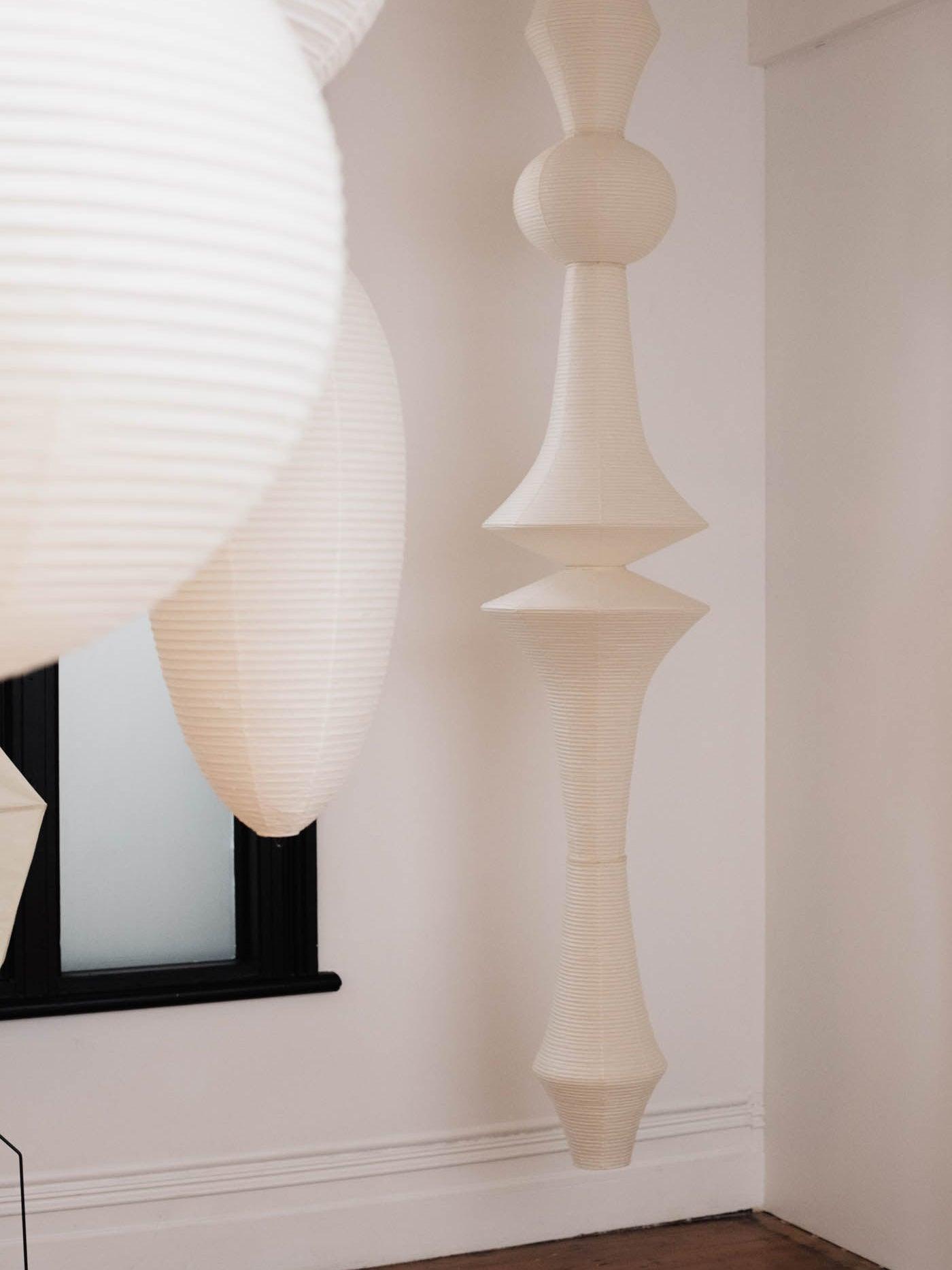Washi Paper E Pendant Light - Lamp Outdoor