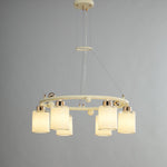 Alsile Japandi Style Glass Chandelier - Lamp Outdoor