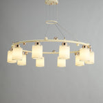 Alsile Japandi Style Glass Chandelier - Lamp Outdoor