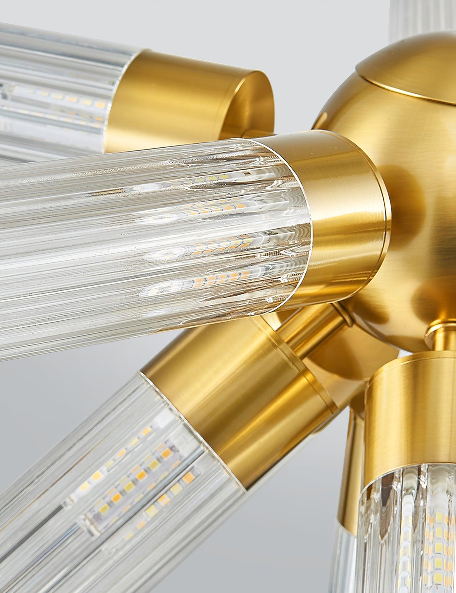 Ringold Postmodern Luxury Sputnik Metal Chandelier - Lamp Outdoor