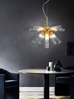 Ringold Postmodern Luxury Sputnik Metal Chandelier - Lamp Outdoor