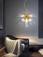Ringold Postmodern Luxury Sputnik Metal Chandelier - Lamp Outdoor