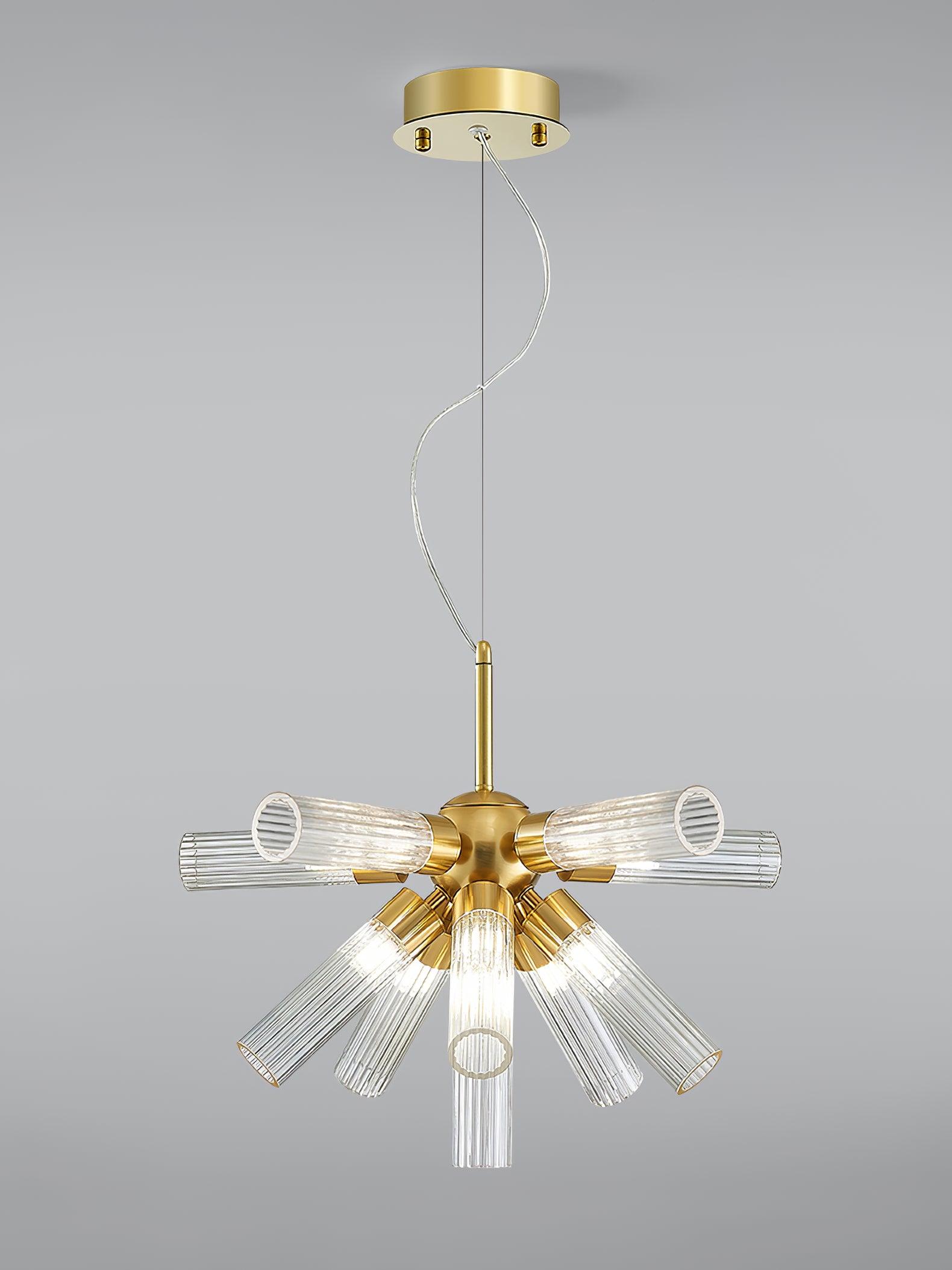 Ringold Postmodern Luxury Sputnik Metal Chandelier - Lamp Outdoor
