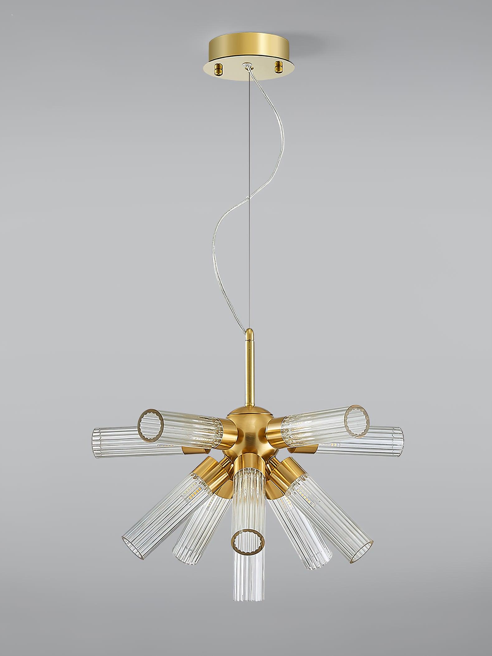 Ringold Postmodern Luxury Sputnik Metal Chandelier - Lamp Outdoor