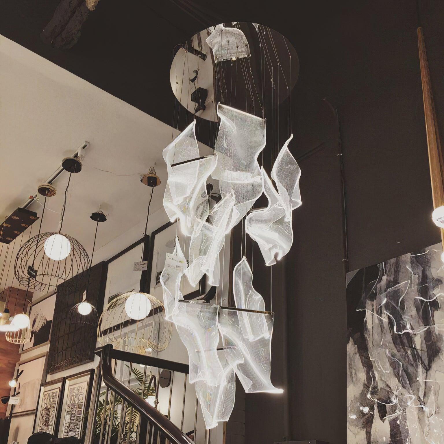 Acrylic LED Chandelier - Lamp Outdoor