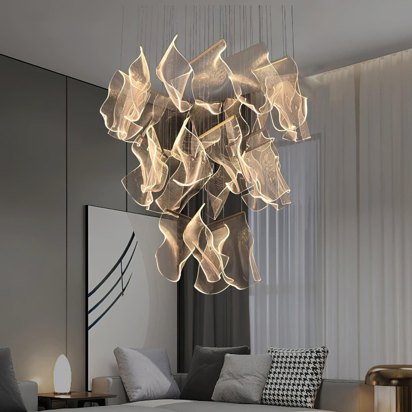 Acrylic LED Chandelier - Lamp Outdoor