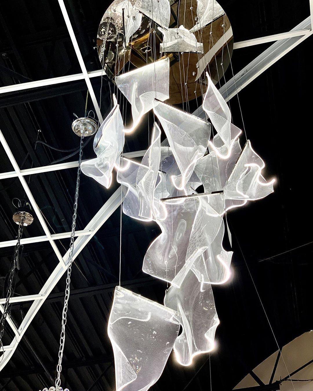 Acrylic LED Chandelier - Lamp Outdoor