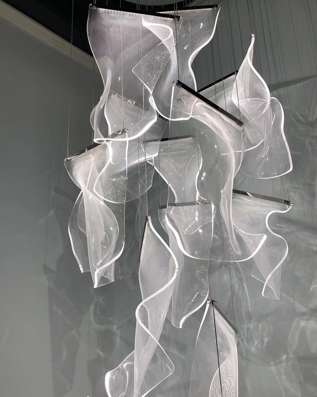 Acrylic LED Chandelier - Lamp Outdoor
