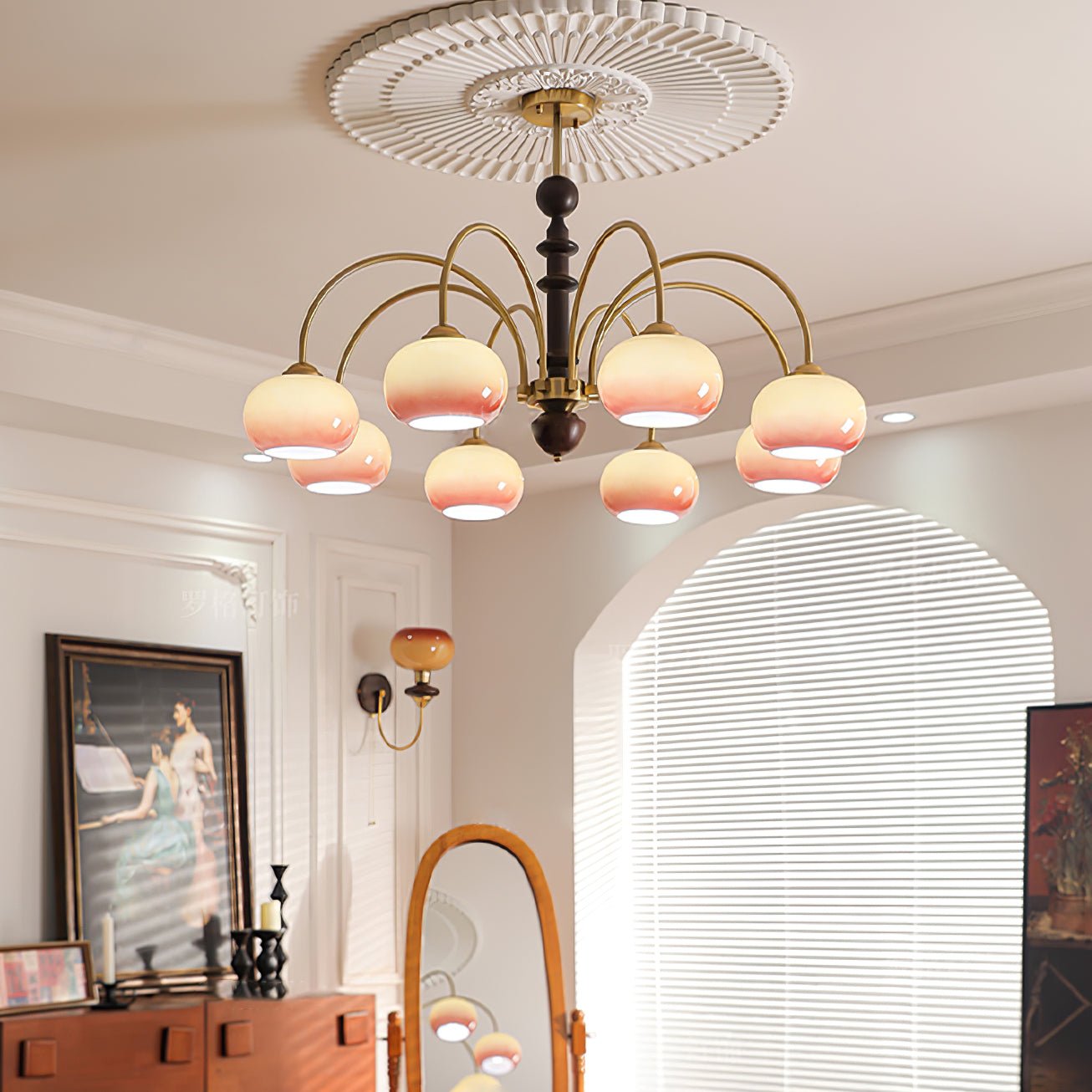 Ripe Persimmon Chandelier - Lamp Outdoor