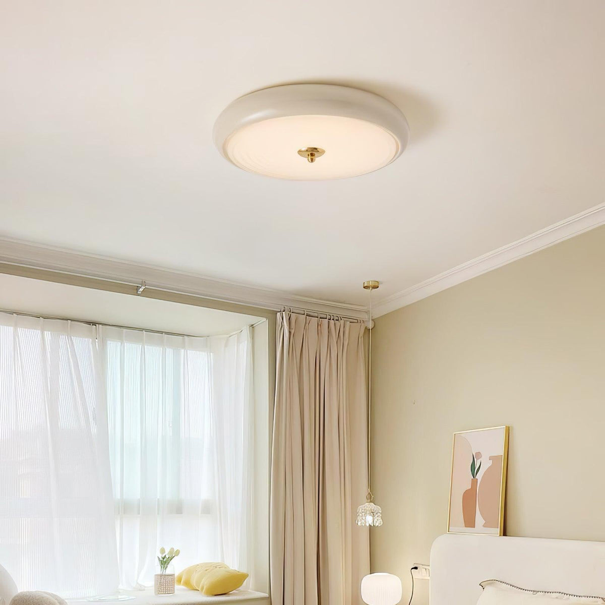 Ripple Cream Ceiling Lamp - Lamp Outdoor