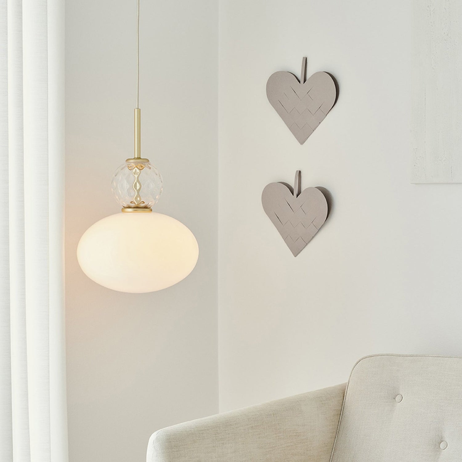 Rizzatto Modern Glass Pendant Light