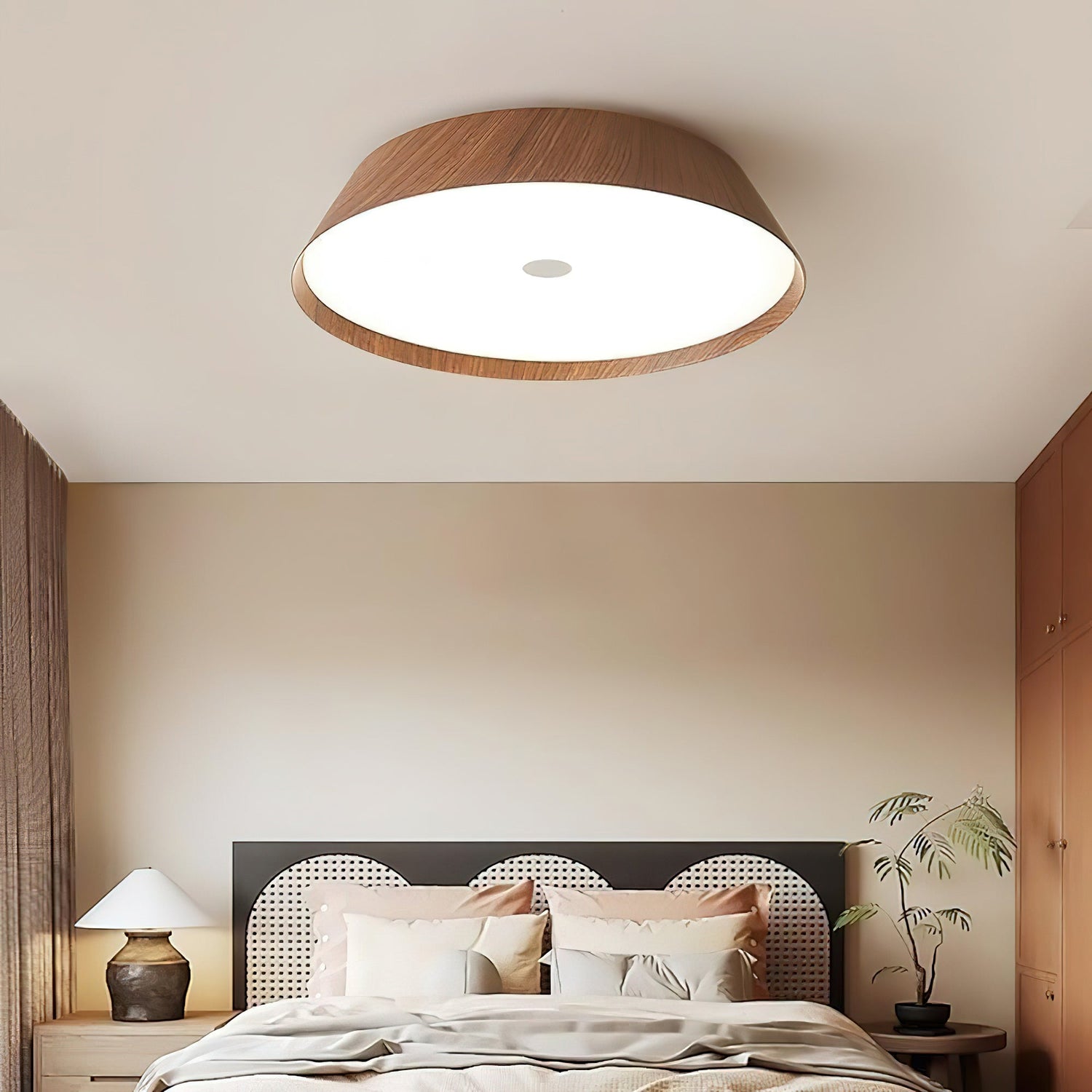Rogu Minimalist Wooden Ceiling Light