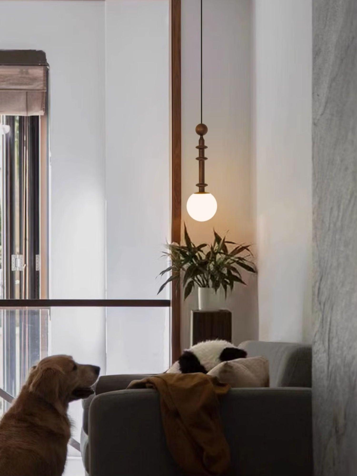 Roman Column Small Pendant Light - Lamp Outdoor
