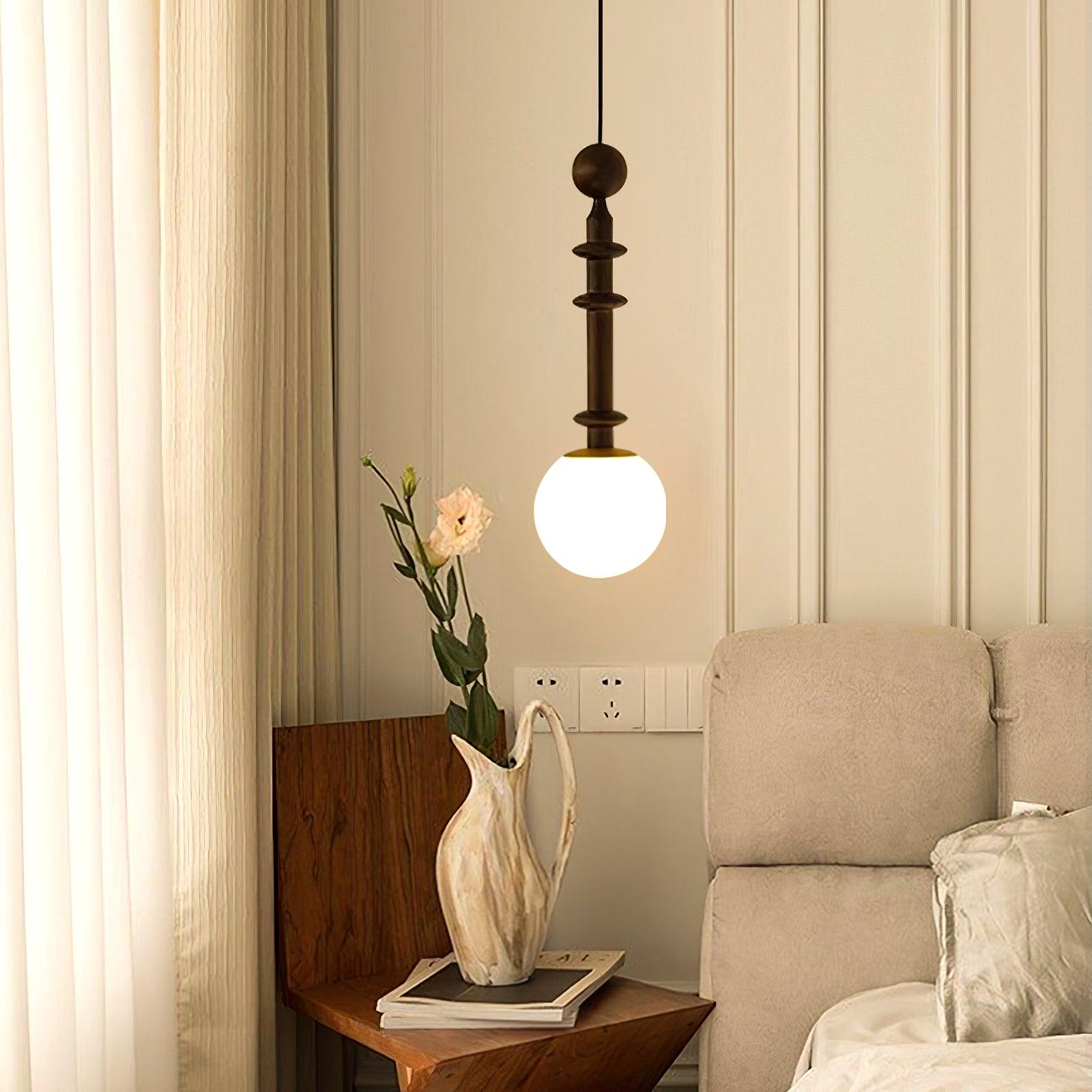 Roman Column Small Pendant Light - Lamp Outdoor