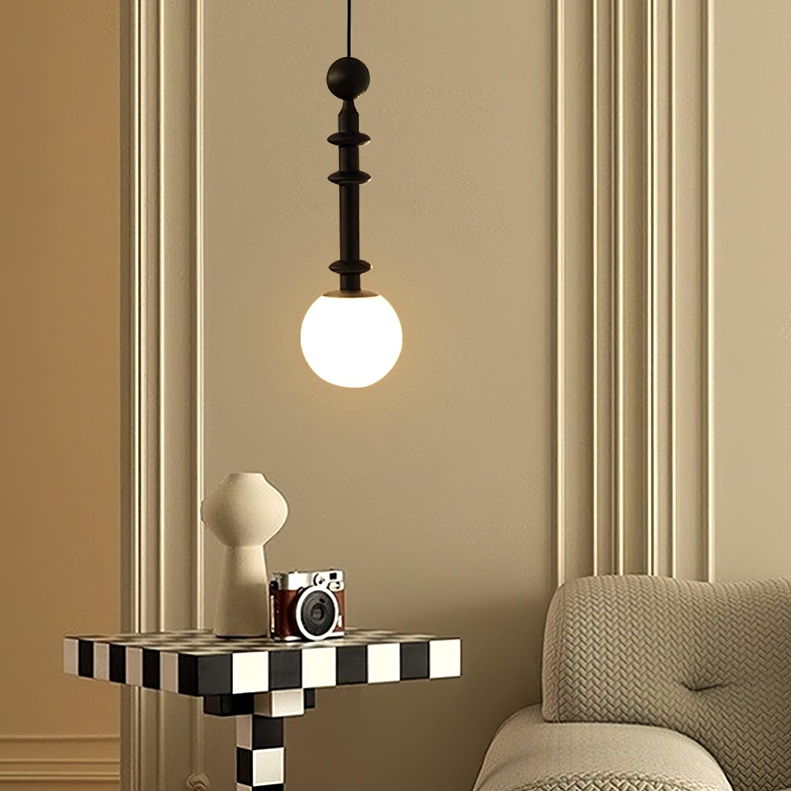 Roman Column Small Pendant Light - Lamp Outdoor