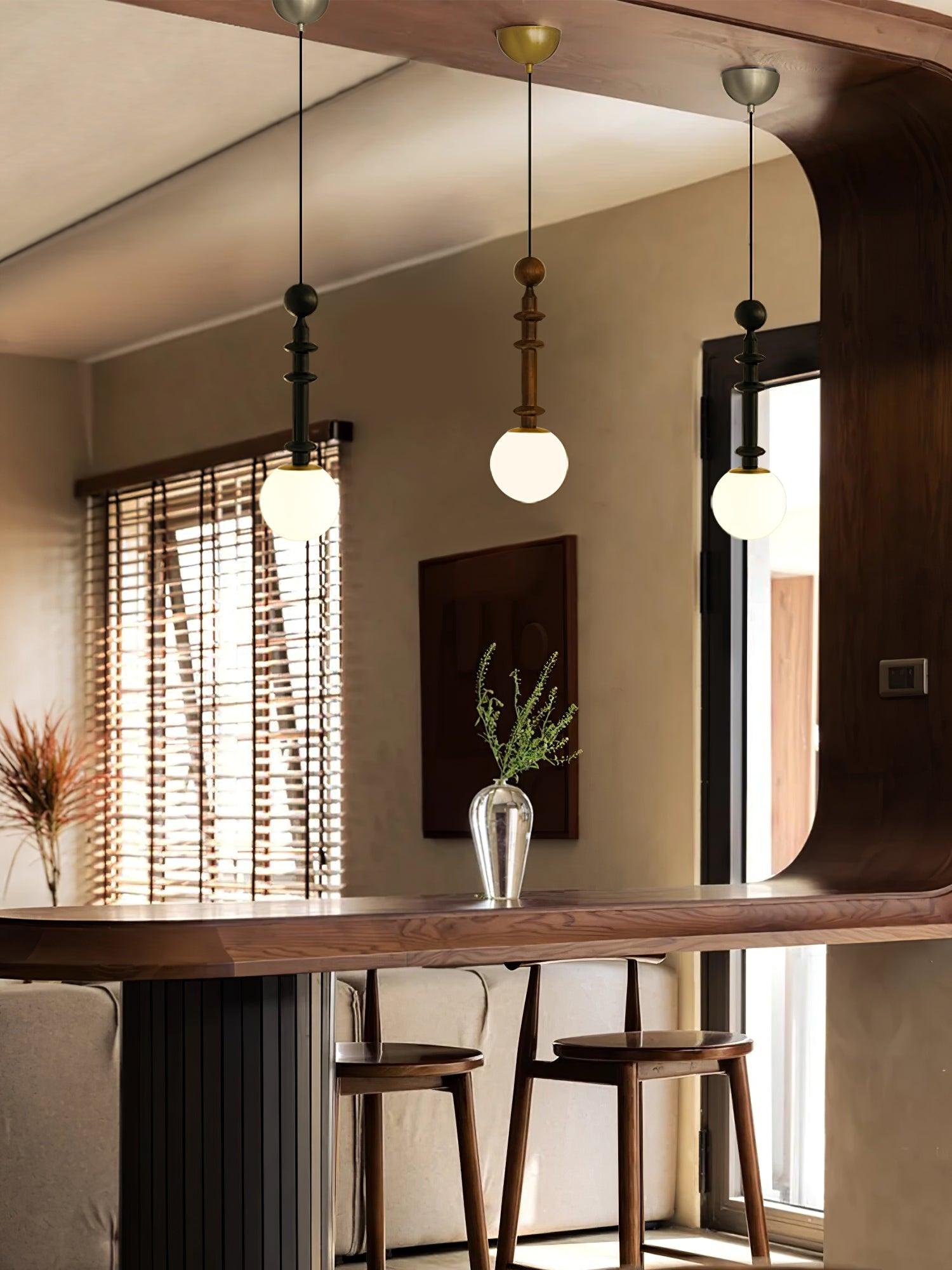 Roman Column Small Pendant Light - Lamp Outdoor