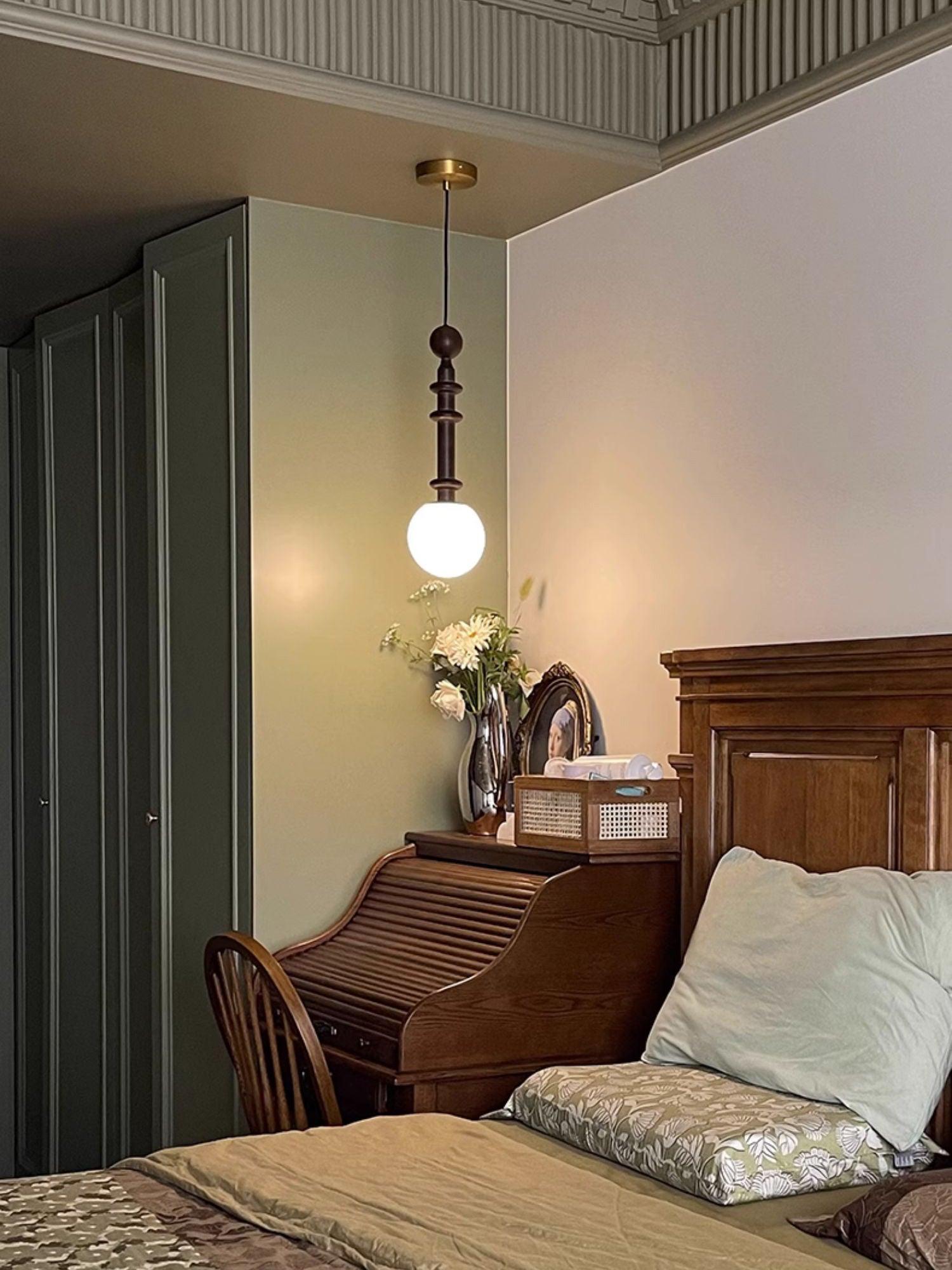 Roman Column Small Pendant Light - Lamp Outdoor