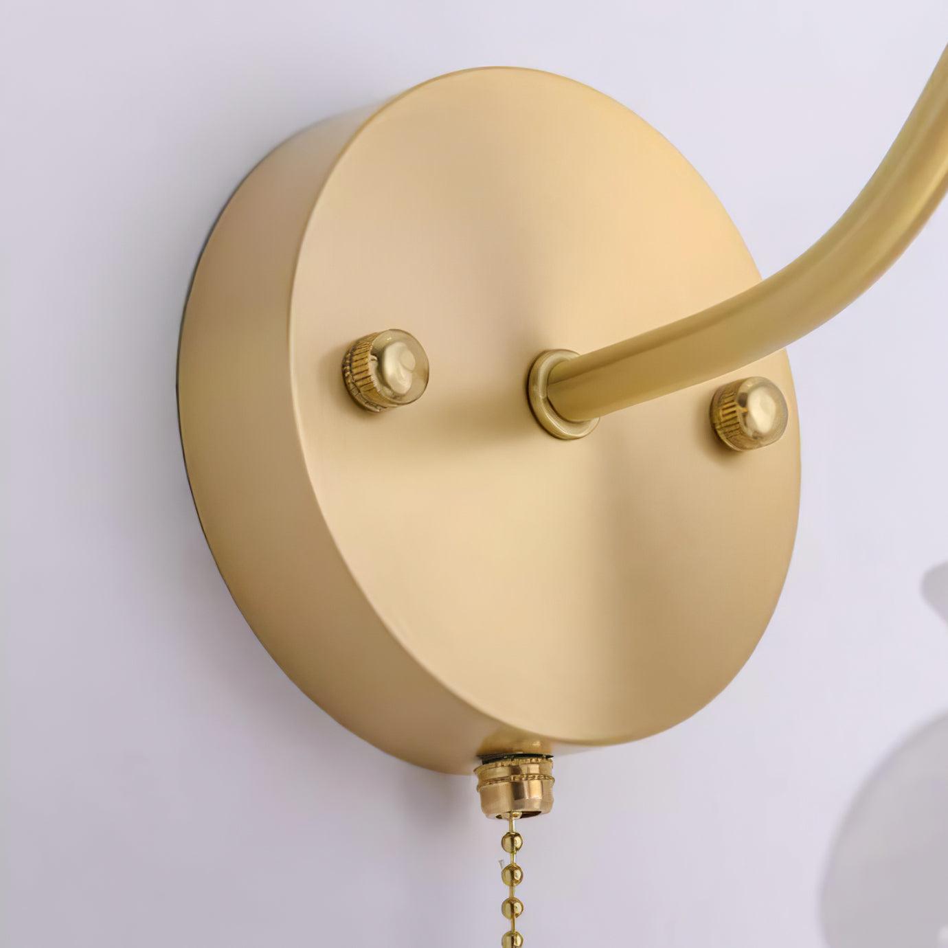 Rose Brass Wall Light - Lamp Outdoor
